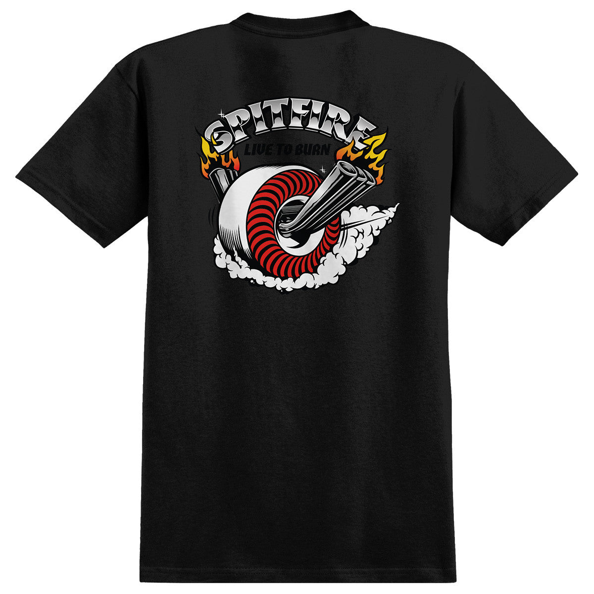 Spitfire - Burnout Pocket T-Shirt Black
