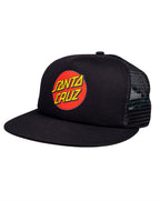 Santa Cruz
Classic Dot Black/Black white/black Trucker