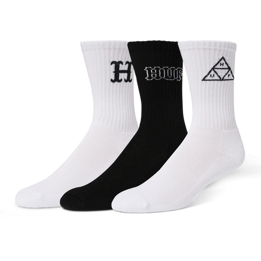 Huff - Core 3 pack Crew socks