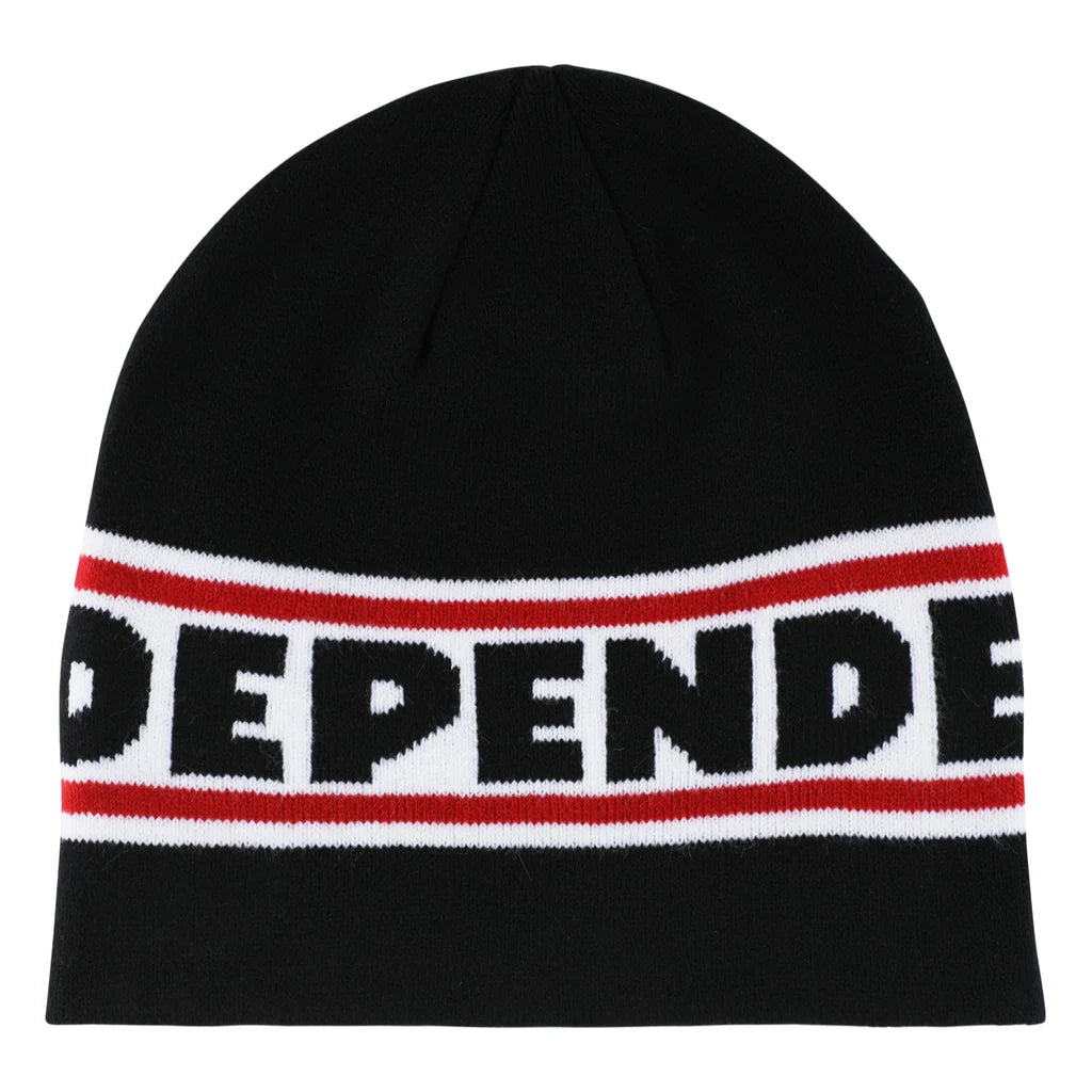 Bar Logo Independent Skull Beanie