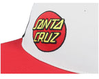 Santa Cruz
Classic Dot White/Black/Red Snapback