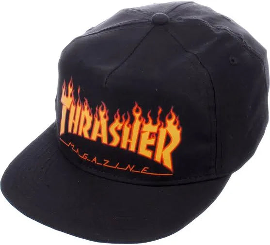 Flame Embroidered Snapback