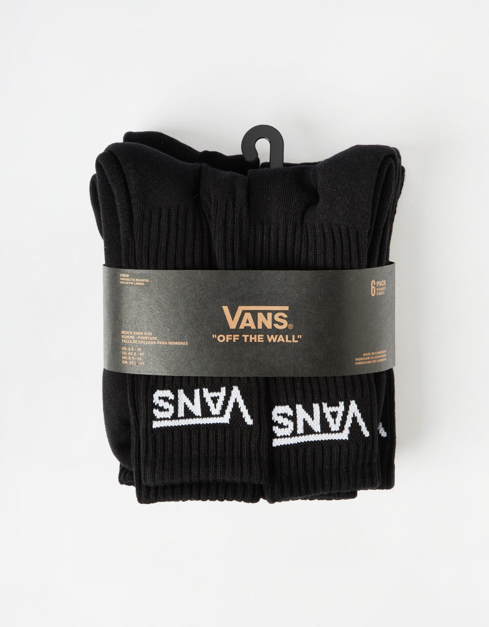 Vans - crew socks 6 pack