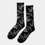 Thrasher gonz logo crew sock