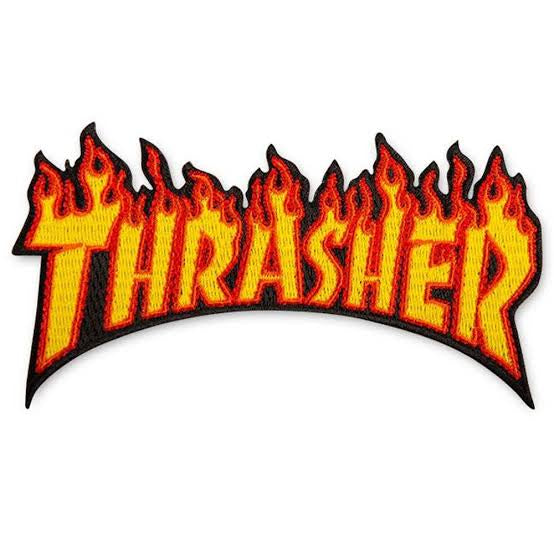 Thrasher flame patch