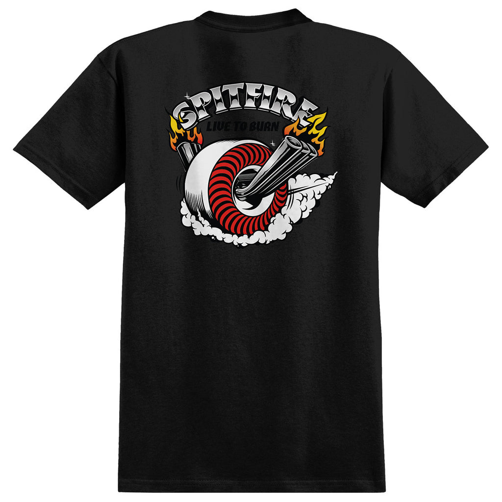 Spitfire - Burnout Pocket T-Shirt Black