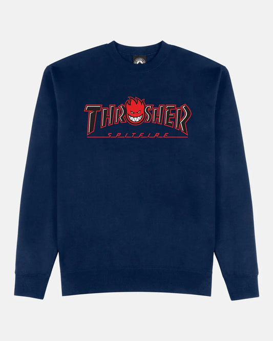 Thrasher x Spitfire - Big Head Outline