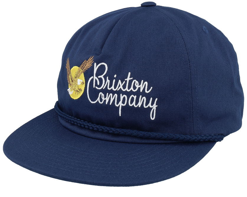 Brixton - Soar washed navy snapback