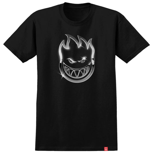 Spitfire - T-Shirt Chrome Bighead Black