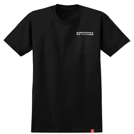 Spitfire - Burnout Pocket T-Shirt Black