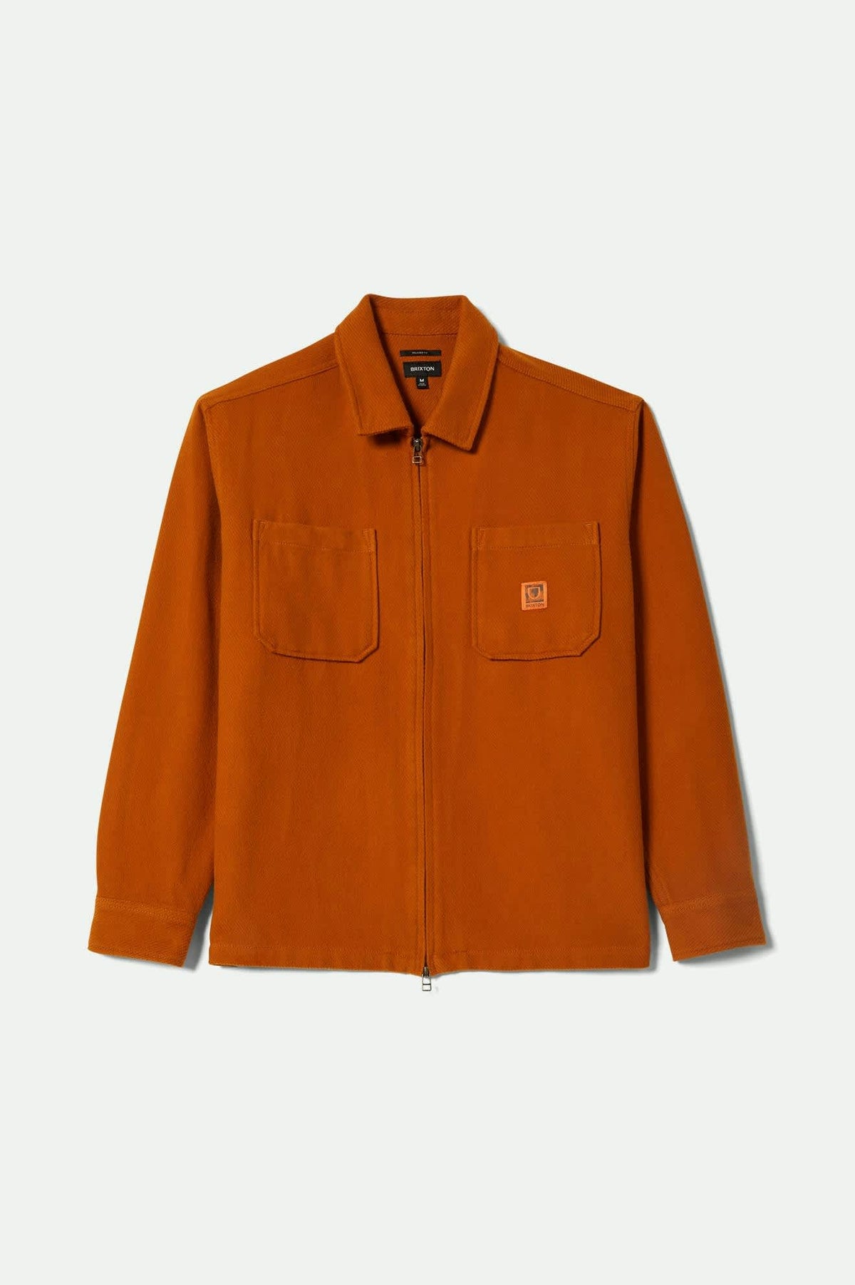 Bristling Union Zip flannel Rustic Caramel